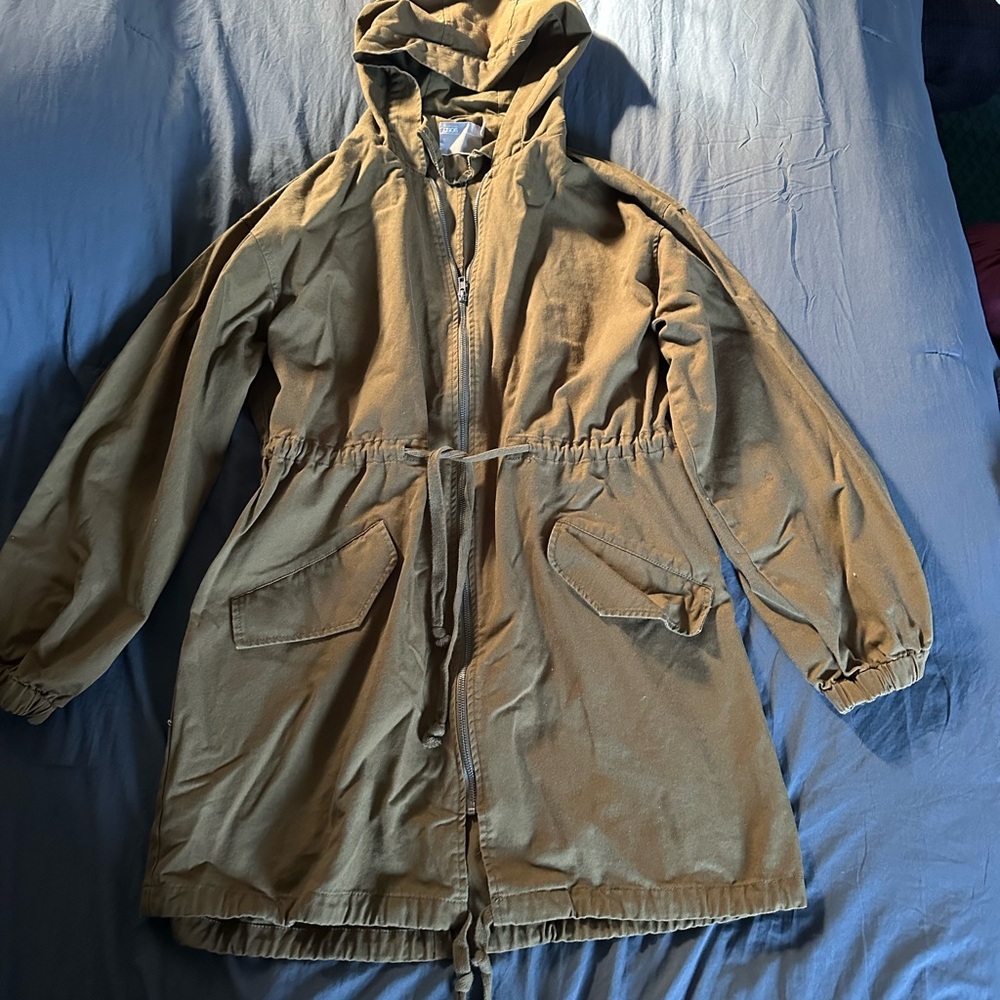 ASOS Army/Olive Green hooded utility Jacket